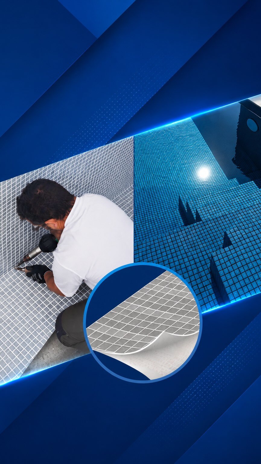 Revestimento de piscina — Material Giba Pool